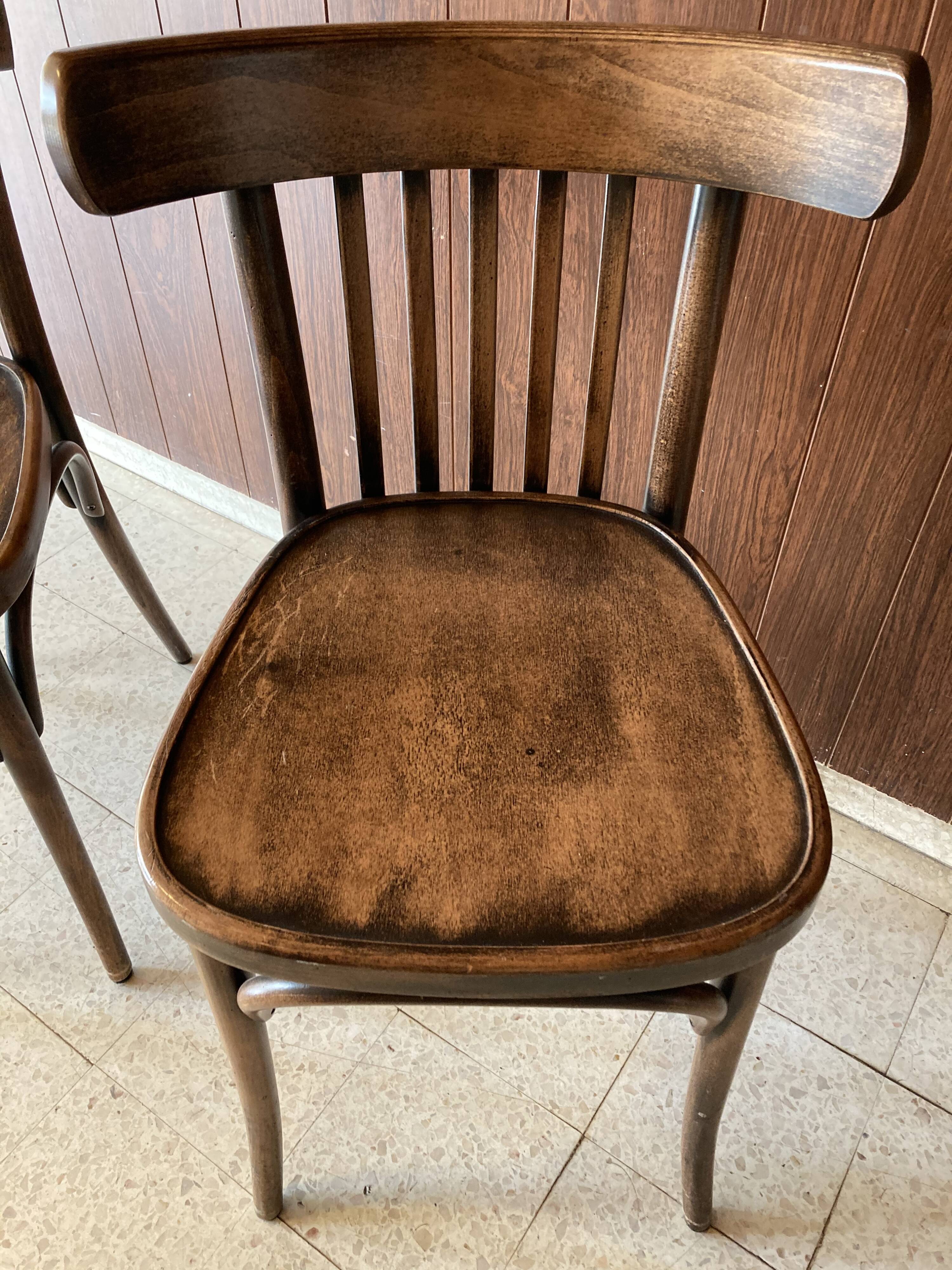Pair of bistro chairs
