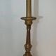 Large Gilded Carved Wooden Candelabrum on Patinated Base, French Work, v