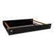 Black and gold lacquered wooden tray