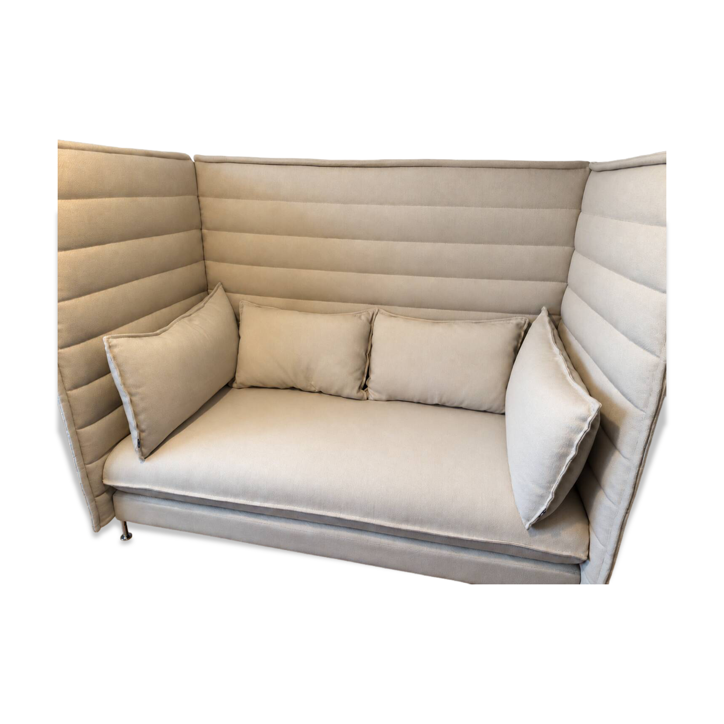 Beige Vitra Alcove Highback 2-seater sofa – Ronan & Erwan Bouroullec