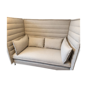 Beige Vitra Alcove Highback 2-seater sofa – Ronan & Erwan Bouroullec