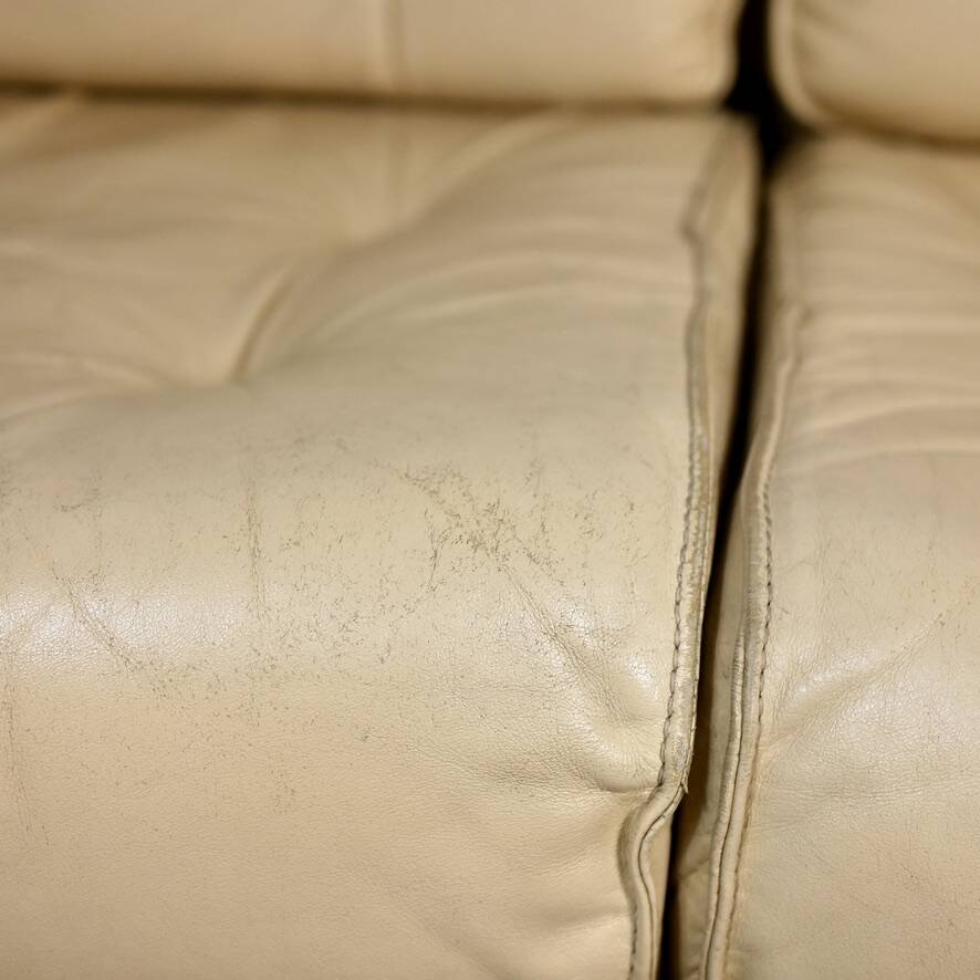 Scandinavian leather sofa by Sven Ellekaer for Coja, 1970