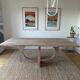Mango wood dining table