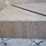 Coffee table in travertine