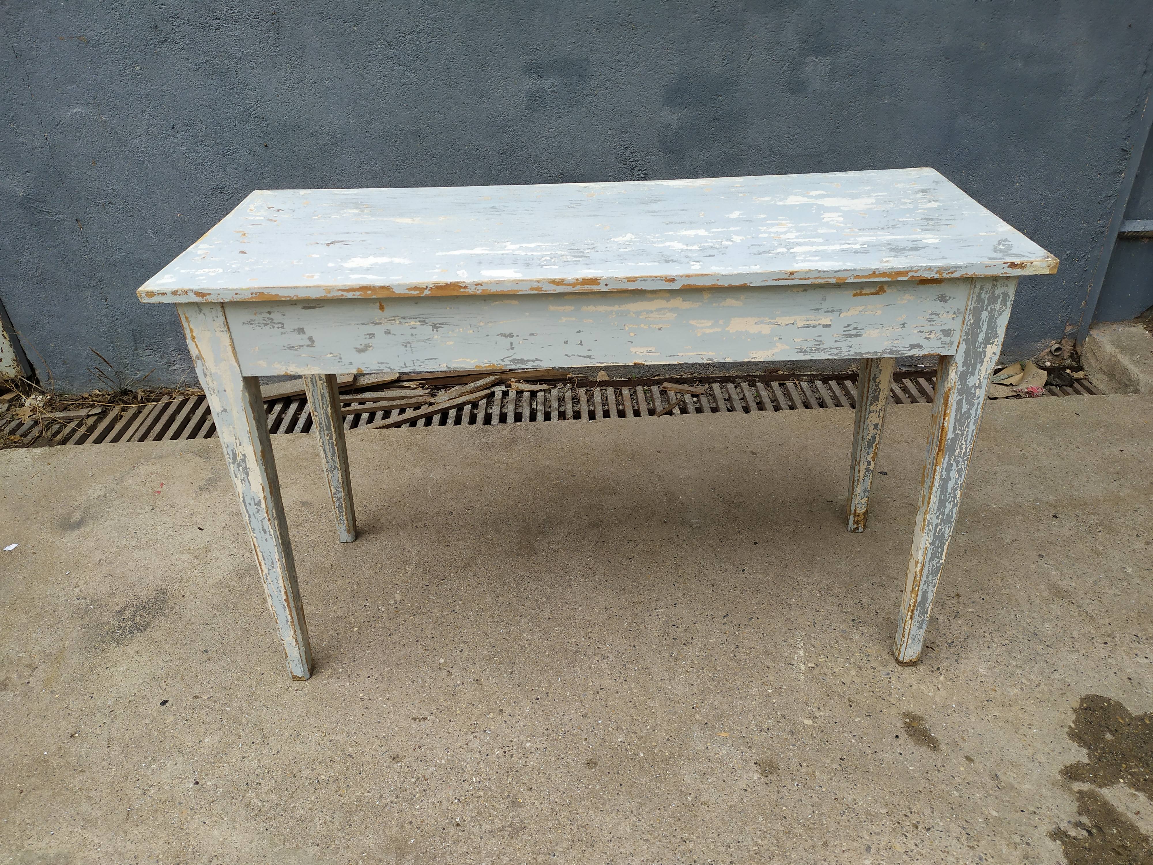 Rustic skated console table