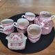 English porcelain coffee set 22 pieces