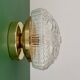 Vintage glass globe wall or ceiling light.