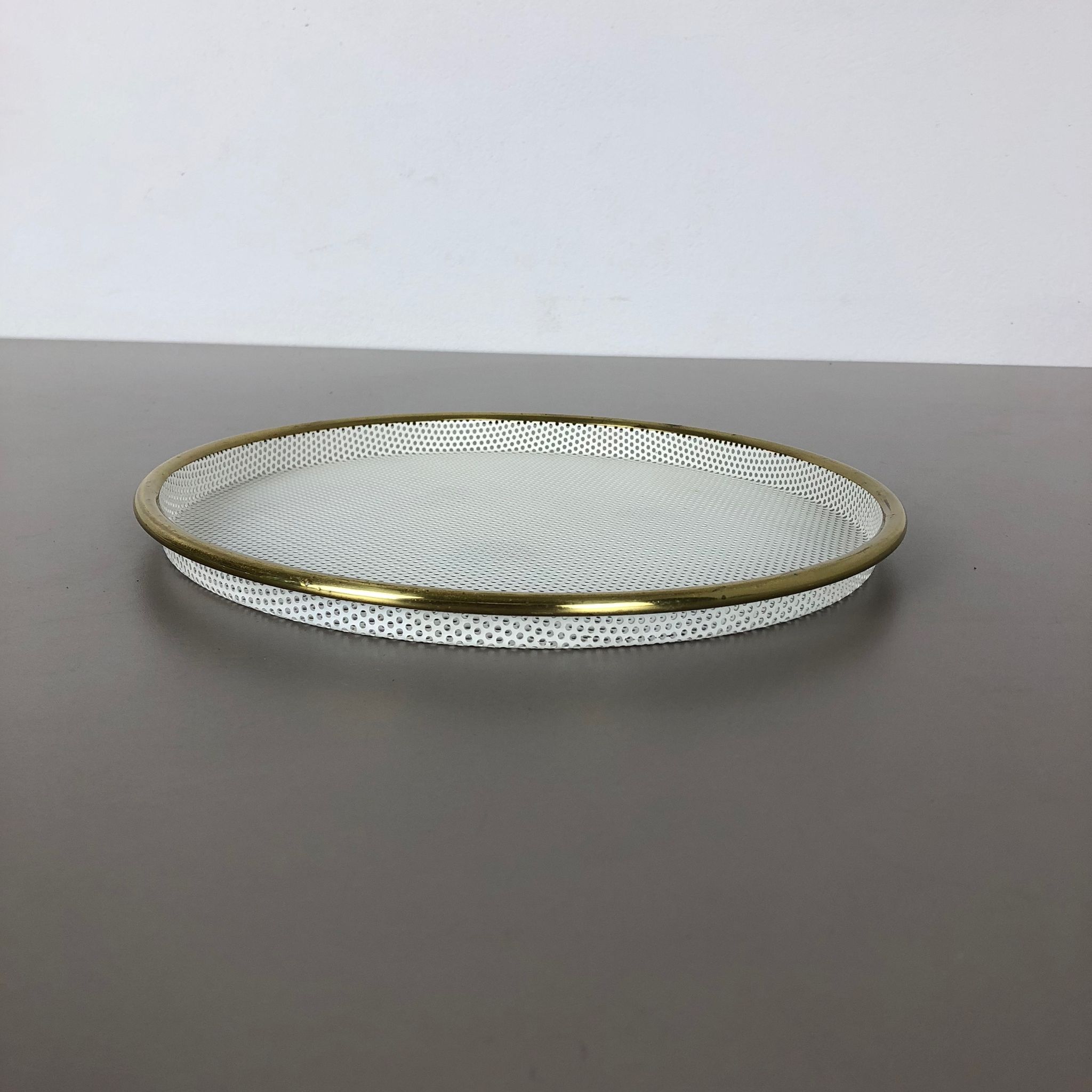 Original french metal tray "rigituelle"