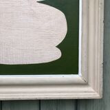 Abstract painting on panel