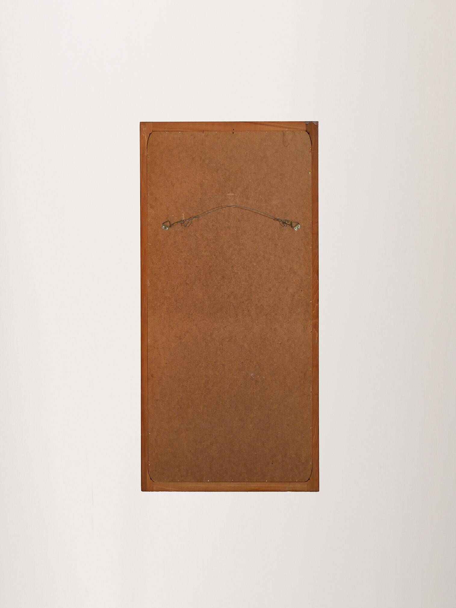 1960s Scandinavian teak mirror