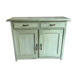 Buffet former green patina