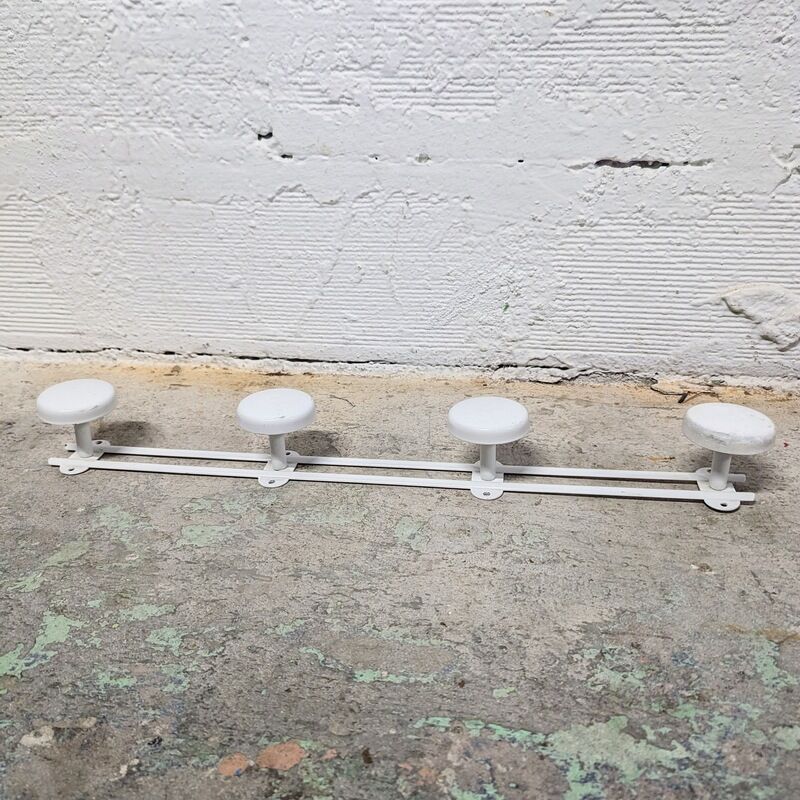 Vintage metal coat rack