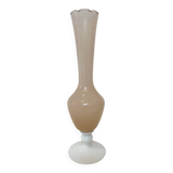 Pink opaline vase, 1970