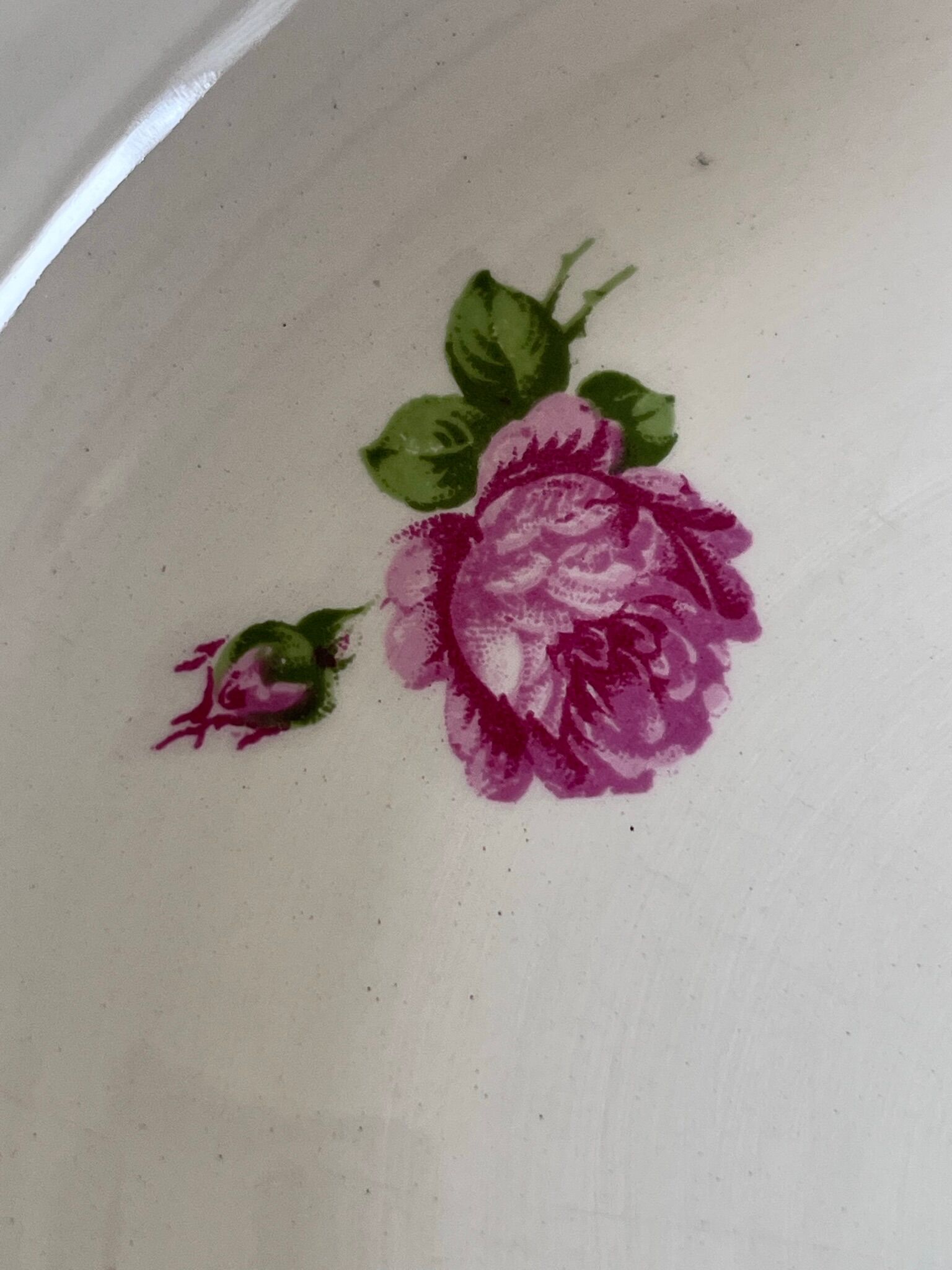 5 old hollow plates model "Oreste" by Digoin Sarreguemines