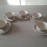 Set of 5 old cups Villeroy & Boch