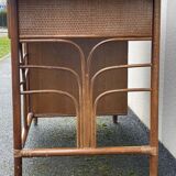 Vintage rattan desk
