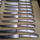 Table knife service and dessert knives