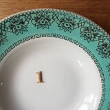 Set of 6 Badonviller soup plates