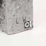 Brutalist aluminum sculpture by Willy Ceysens, Belgium 1980s