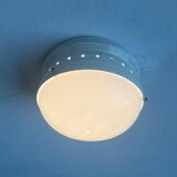 Mid-century Italian space age ceiling lamp by Gianemilio, Pietro and Anna Monti for Kartell, 1950s.