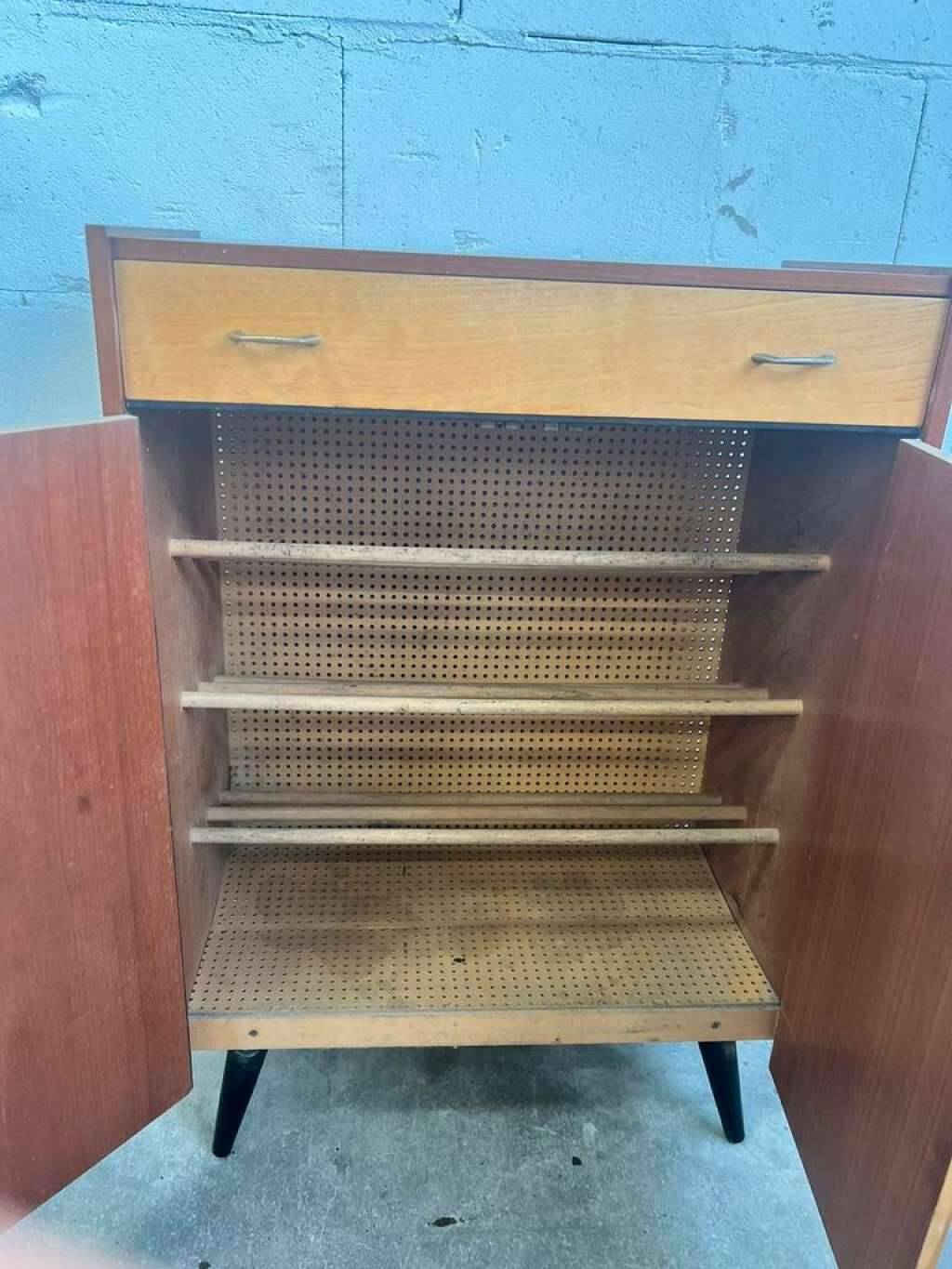 VINTAGE CABINET / SHELVING CABINET / SHOE CABINET