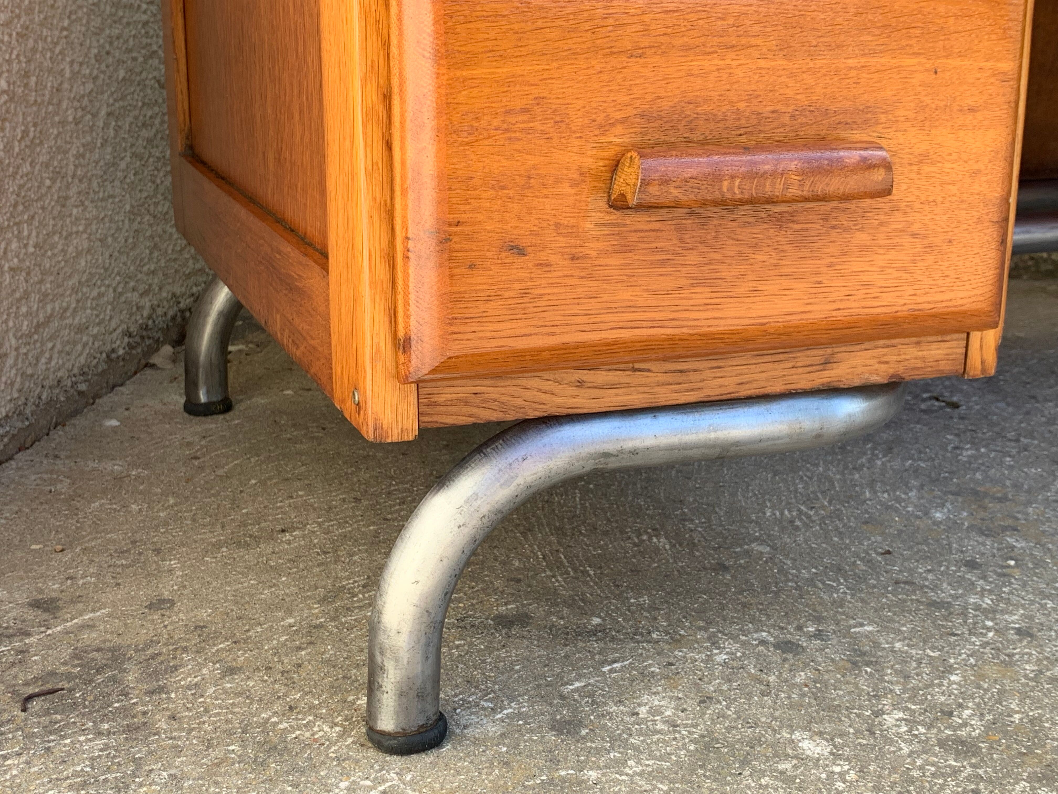 Office schoolmaster 1950 solid oak