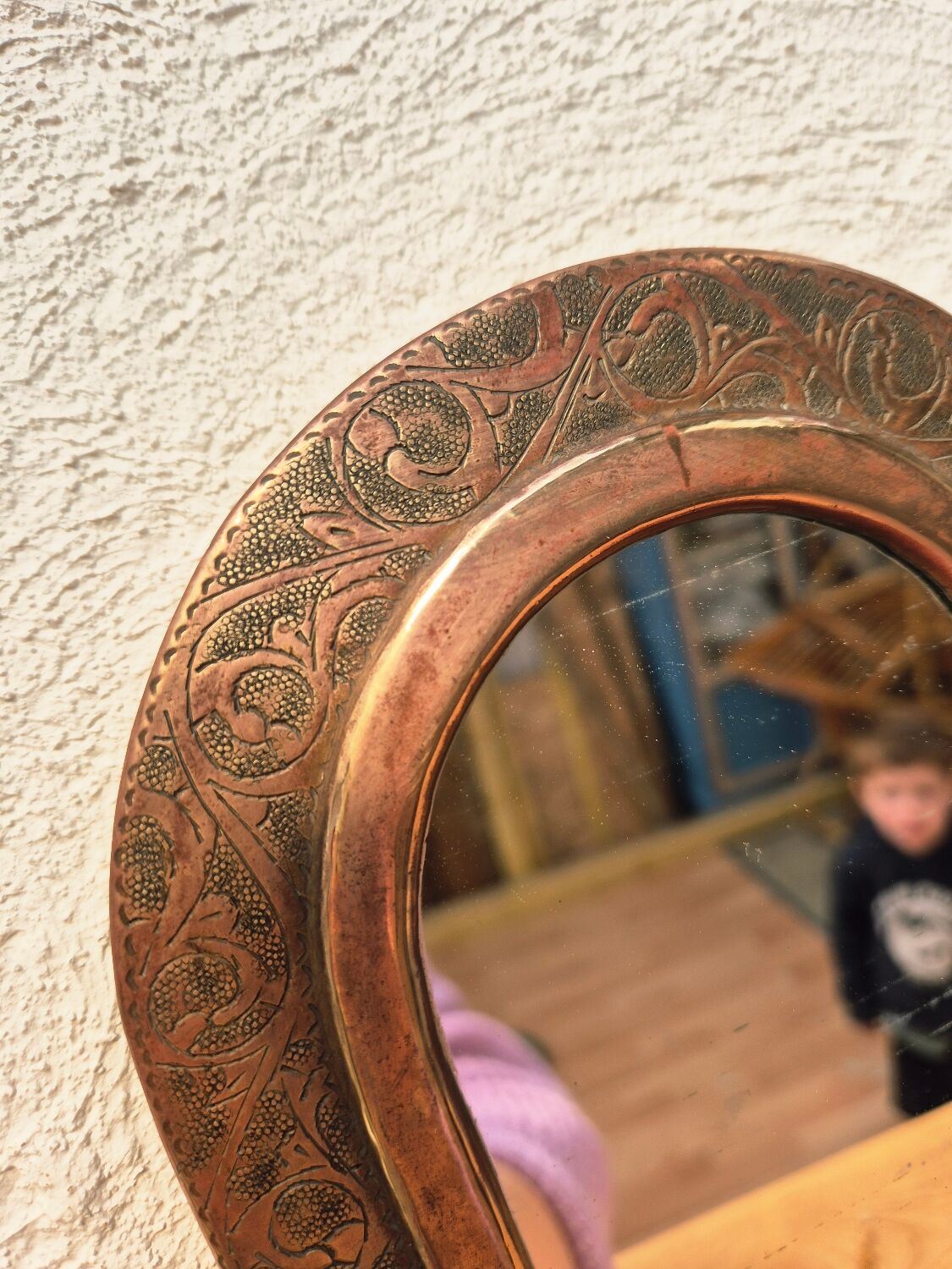 Copper mirror