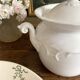 Antique sugar bowl or porcelain pot