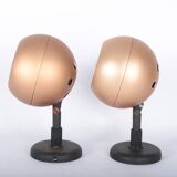 Pair of vintage LITA Eyeball wall lights, 1970s