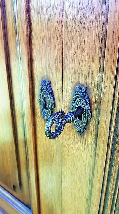 Wooden marble tray dresser