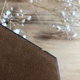 Octagonal bevelled mirror - 31 x 24 cm