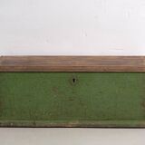 Antique green storage trunk (c.1920) #27