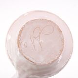 White striped bowl by Robert Picault, Vallauris