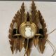 HUGE Brutalist Brass Wall Lamp by Svend Aage Holm Sørensen, Denmark 1960s