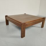 Vintage 1960s oak coffee table