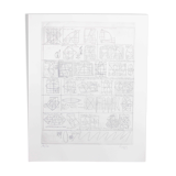 Engraving by Klotz Lenz entitled "sketch" 1972