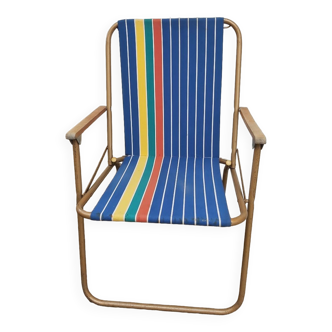 Chaise de camping années 70