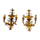 Pair of Florentine wall sconces