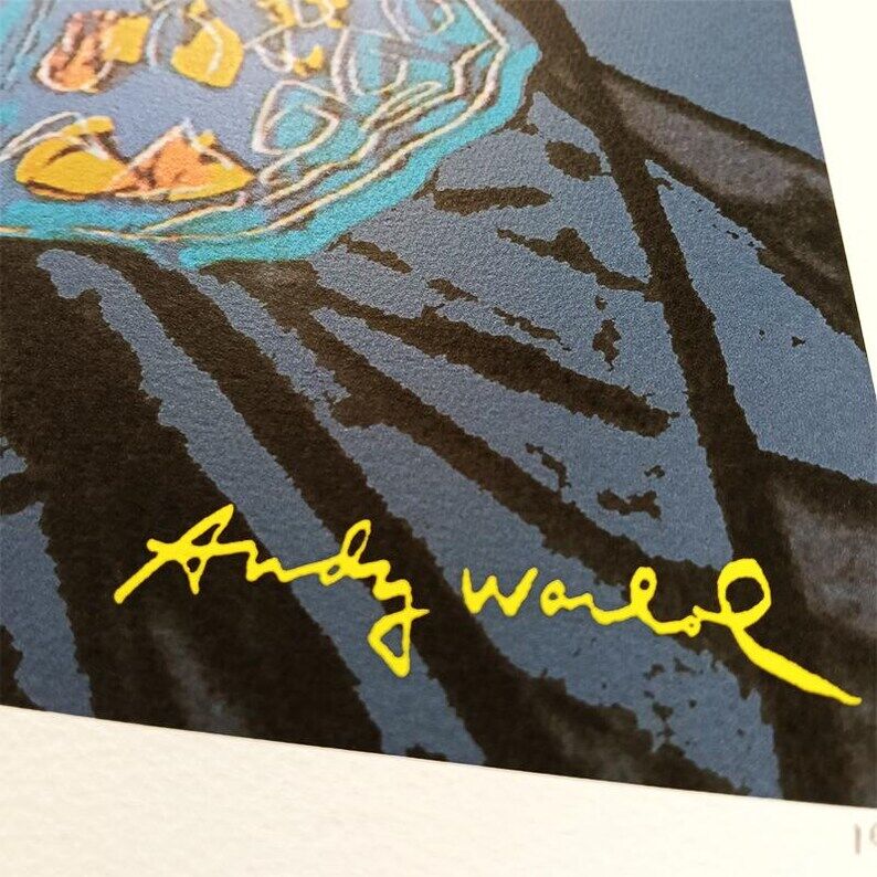1980s Andy Warhol Limited Edition Lithograph by CMOA.