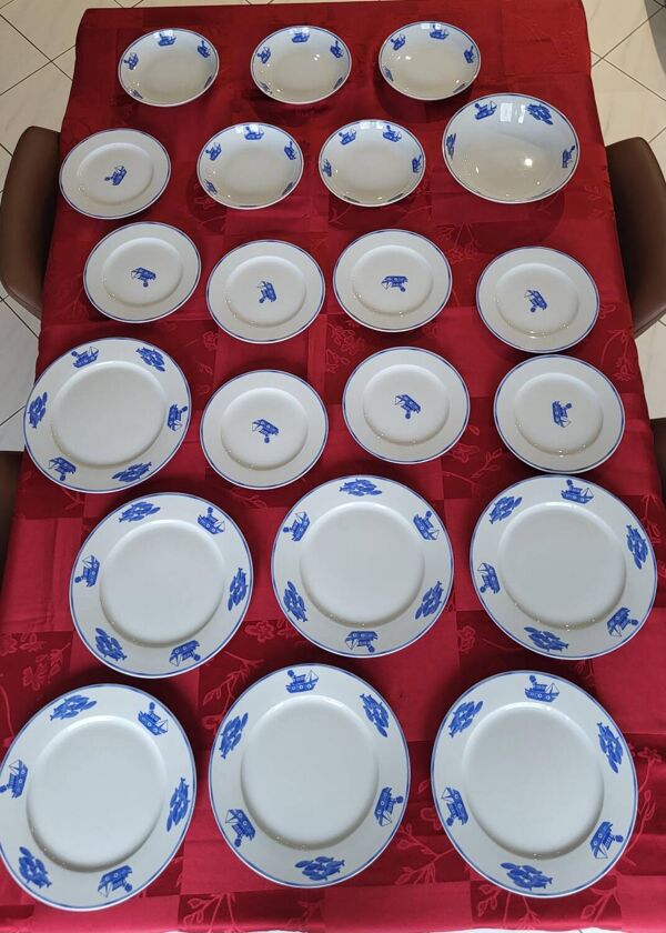 Assiettes porcelaine Guy Degrenne