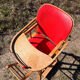 Chaise haute bébé, bois vintage