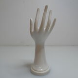 Vintage white porcelain hand