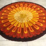 Round carpet desso vintage Annees 70