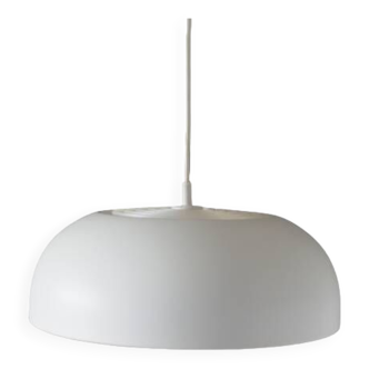 White pendant lamp, Danish design, production: Denmark