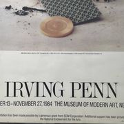 Original and official poster Moma New York, Irving Penn 1984