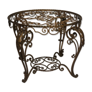 Table basse vintage fer forgé