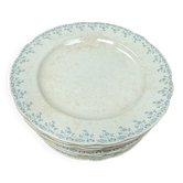 Assiettes plates terre de fer Orchies Cérès