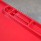 Vintage 80s red fiberglass desk