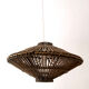 Vintage rattan pendant lamp, circa 1970