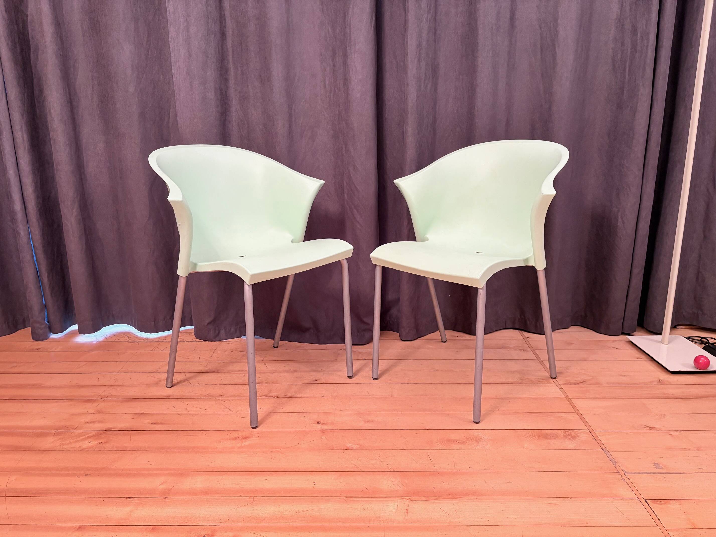 Pair of Bla Bla Bla chairs designed by Marco Maran for Parri A. & CO.